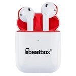 Наушники Beatbox Pods Air 2 Wireless Charging White-Red - изображение