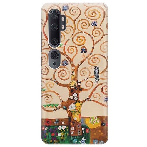 фото Ультратонкий силиконовый чехол-накладка для xiaomi mi note 10 / 10 pro с принтом "климт" gosso