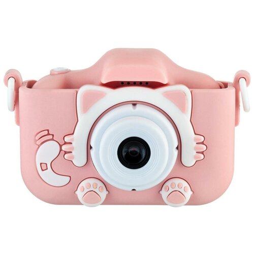 Детский цифровой фотоаппарат Childrens Fun Camera Котенок розовый 190000₽