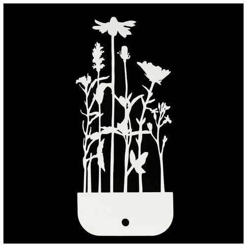 Трафарет декоративный Sima-land пластик Полевые цветы 10х23 см (4224453) трафарет полевые цветы