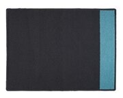 Придверный коврик ИКЕА СТАВН, серый/синий, 0.8 х 0.6 м