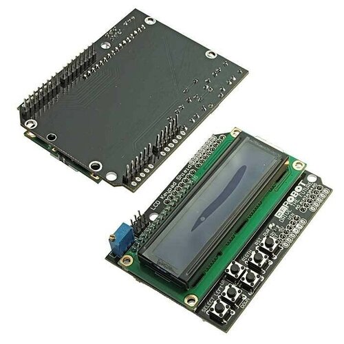 Модуль LCD 1602 Keypad Shield Uno R3 / шилд / совместим с Arduino IDE / плата расширения