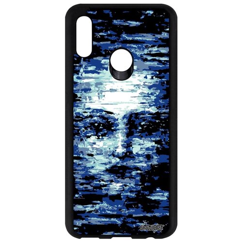 фото Простой чехол на смартфон // honor 10 lite // "женское лицо" воображение образ, utaupia, голубой