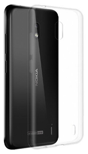 Силиконовый чехол для Nokia 2.2 прозрачный 1.0 мм