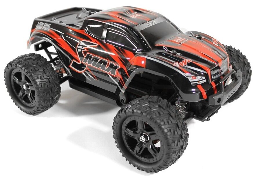 Радиоуправляемый монстр Remo Hobby SMAX Brushless 4WD RTR масштаб 1:16 RH1635 - Красный