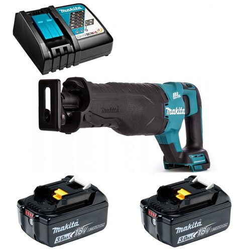 Пила сабельная аккумуляторная 255мм 18В Li-Ion 2x3Ач зу Makita DJR187RF2 4092300₽
