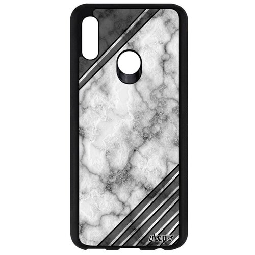 фото Красивый чехол на // huawei p smart 2019 // "уголок" узор дизайн, utaupia, светло-серый