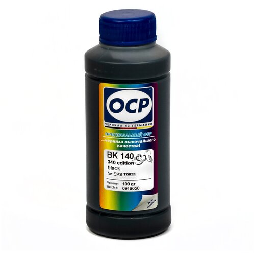 Чернила OCP BK 140 черные водорастворимые для Epson Claria и Expression Premium принтеров 100мл. чернила ocp cl 141 светло голубые водорастворимые для epson claria принтеров 100мл