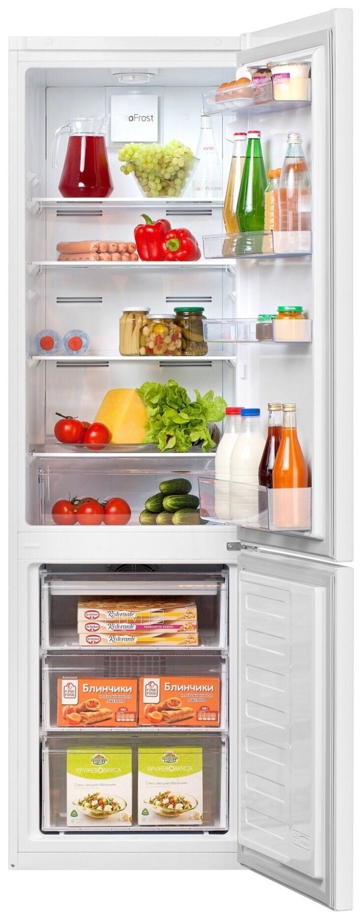 Холодильник BEKO , двухкамерный, белый - фото №3