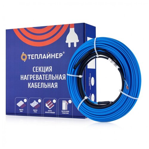 Нагревательная секция Теплайнер Floor стпк 1600 Вт 80 м 8-124 м2 10220₽