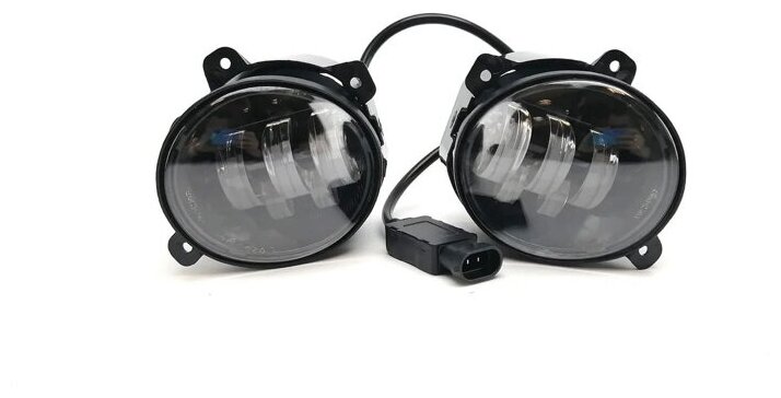 Комплект передних противотуманных фар 2шт. (Правая + левая) с линзой ...