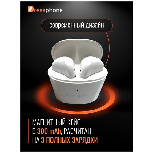 фото Наушники беспроводные bluetooth earldom tws et-bh62