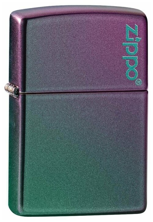 Зажигалка ZIPPO Classic с покрытием Iridescent 49146, латунь/сталь, фиолетовая, матовая, 36x12x56 мм