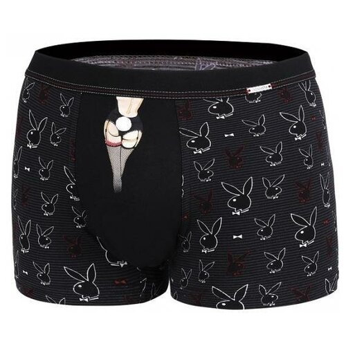 фото 010/59 шорты мужские cornette bunny girl - размер: l, цвет: черный