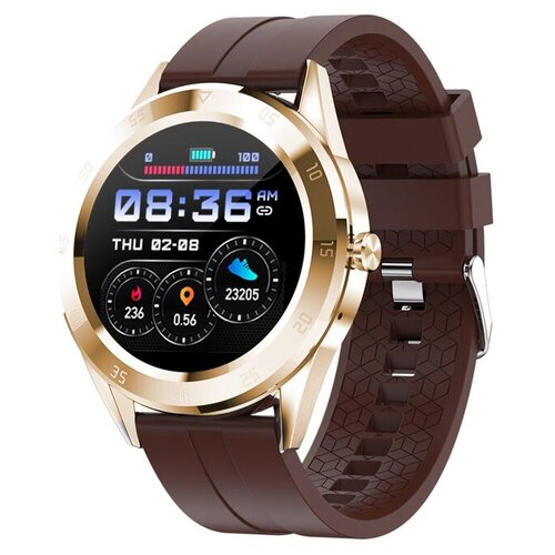 Умные часы Smart Sport Y10 Коричневый золотой 203600₽