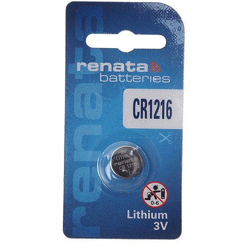 Элемент питания RENATA CR 1216 BL1 Lithium элемент питания космос cr 1616 bl1