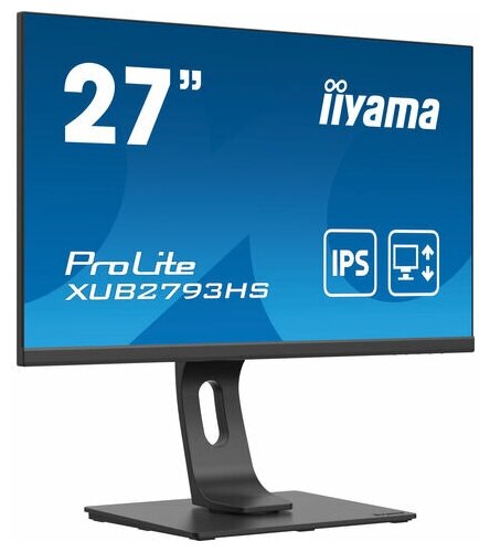 Монитор Iiyama 27 ProLite XUB2793HS-B4 черный IPS LED 4ms 169 HDMI DisplayPort MM Mat HAS Pivot 1