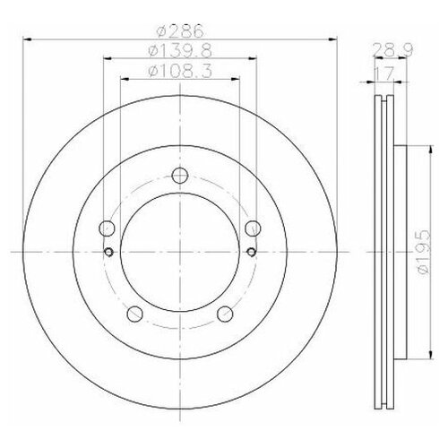 фото Тормозной диск textar 92136800 для suzuki grand vitara i