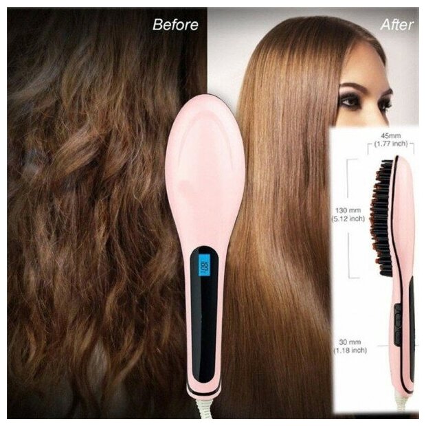 Расческа-выпрямитель Fast Hair Straightener/Расческа электрическая /Расческа-выпрямитель для волос - фотография № 15