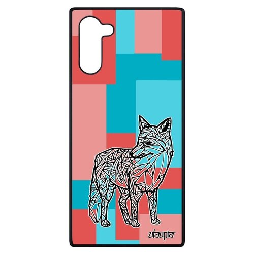 фото Яркий чехол на смартфон // galaxy note 10 // "лиса" лисенок fox, utaupia, цветной