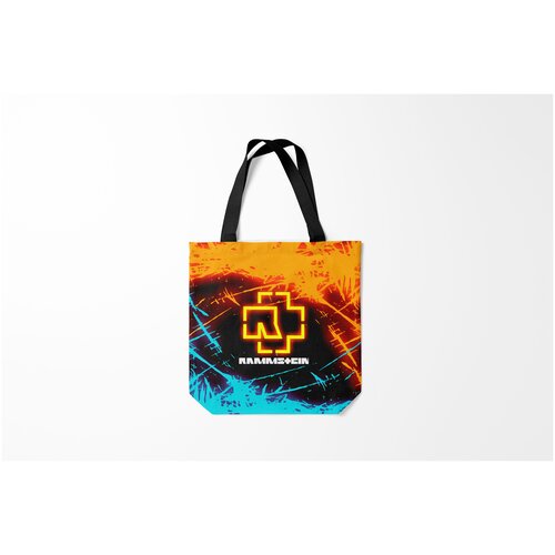 фото Сумка-шоппер / 40х40 см / рок / rammstein rammstein. burnettie