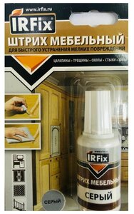 <b>Штрих</b> реставрационный <b>для</b> <b>мебели</b> цвет: Серый <span>подверженных интенсивной эксплуатации. удобен <b>для</b> применения на неровной поверхности и устранении повреждения в труднодоступном месте. преимущества великолепно удаляет виды повреждений: сколы</span>