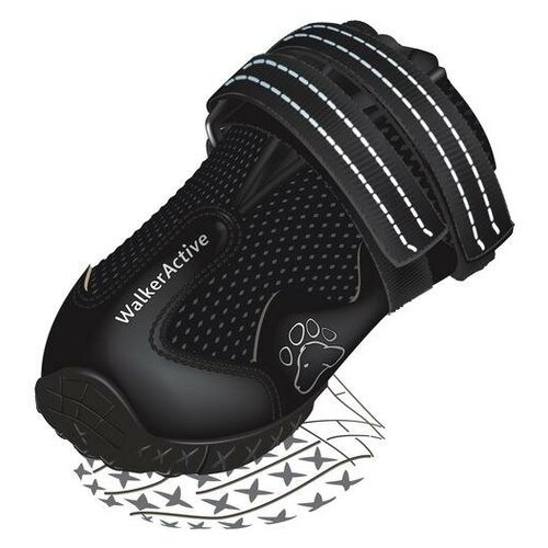 19467 Ботинки для собак Walker Aktive XL 2 шт черный 2825₽