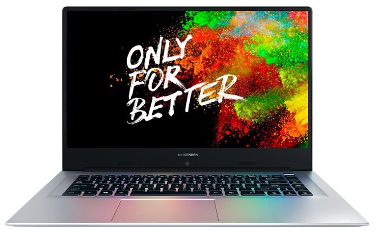 156 Ноутбук MAIBENBEN xiaomai6Pro 1920x1080Intel Core i3-10110U 21 ГГц RAM 8 ГБ SSD 512 ГБ GeForce MX350Linux серебристый