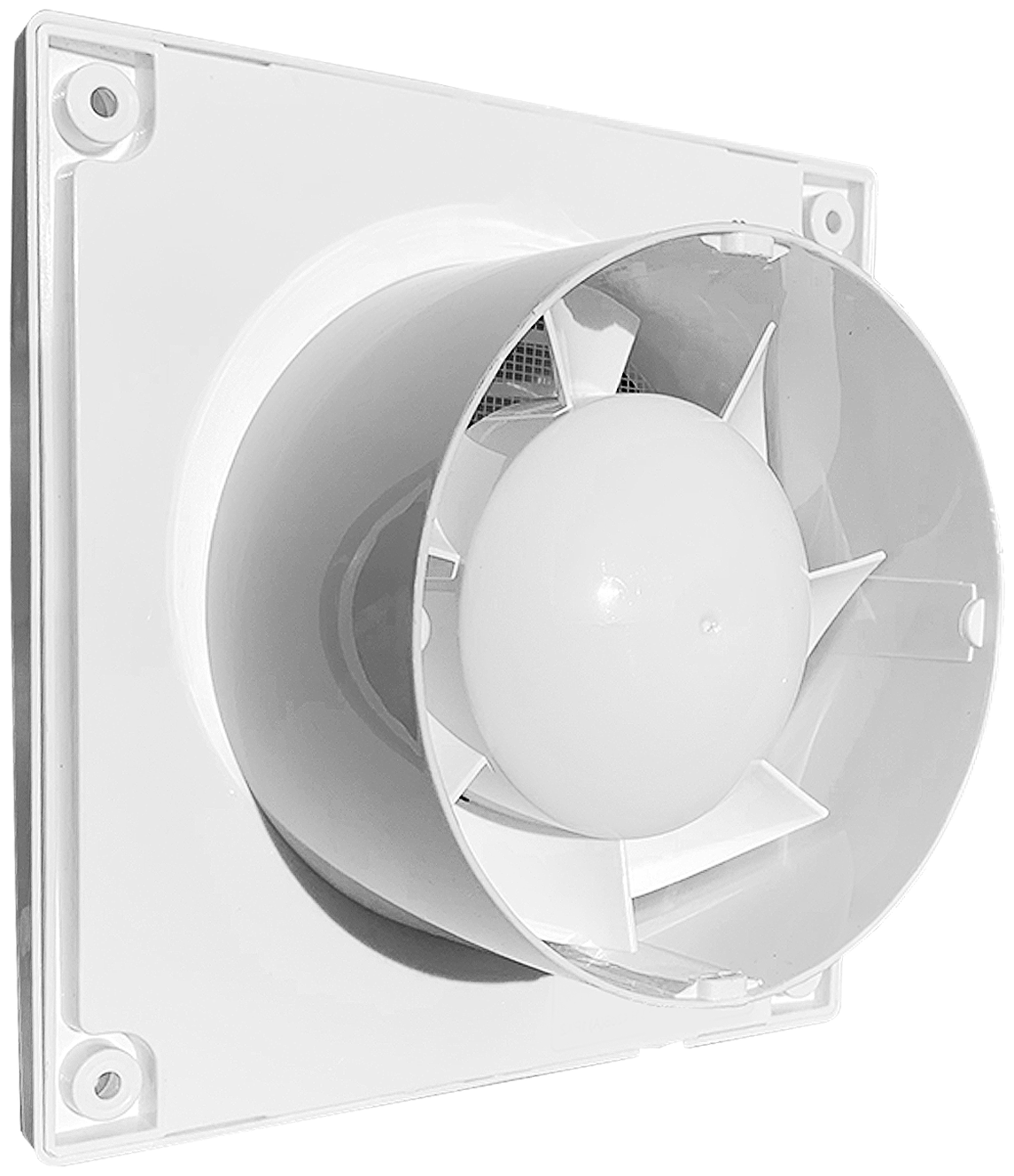 Вентилятор вытяжной Vector 150 В, 150 мм., воздухообмен 280м3/ч., 20 Вт., выключатель, белый - фотография № 4