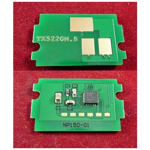 ELP ELP-CH-TK5220M чип (Kyocera TK-5220M - 1T02R9BNL1) пурпурный 1200 стр (совместимый) чип для kyocera ecosys p5021cdn m5521cdn tk 5230m пурпурный magenta 2 2k elp ch tk5230m