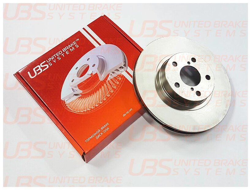 UBS B2116002 Тормозной диск для SUBARU FORESTER 97/IMPREZA 94/LEGACY 03 передний вент 1шт.