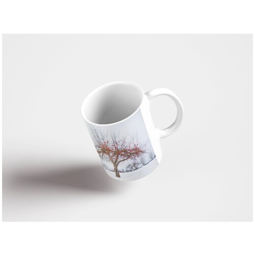 фото Кружка "яблоня, зимняя яблоня, зима" 320 мл lotsprints