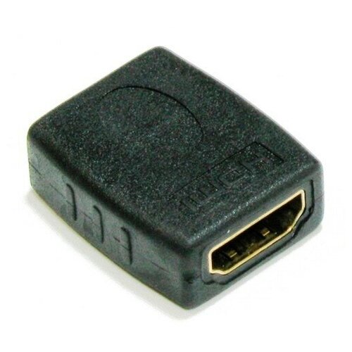 переходник 104x106x42 мм цвет черный Видео адаптер Cablexpert A-HDMI-FF HDMI F-F прямой переходник соединитель гнездо-гнездо