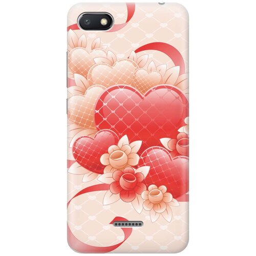 фото Re:paчехол - накладка artcolor для xiaomi redmi 6a с принтом "с любовью"