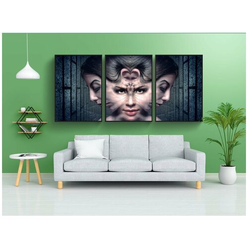 фото Набор модулных постеров для интерьера "фантазия, мистический, мечтать" 60x90 см. в тубусе, без рамки lotsprints