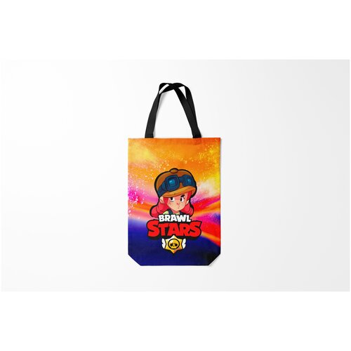 фото Сумка-шоппер / 31х42 см / геймерам / brawl stars jessie burnettie