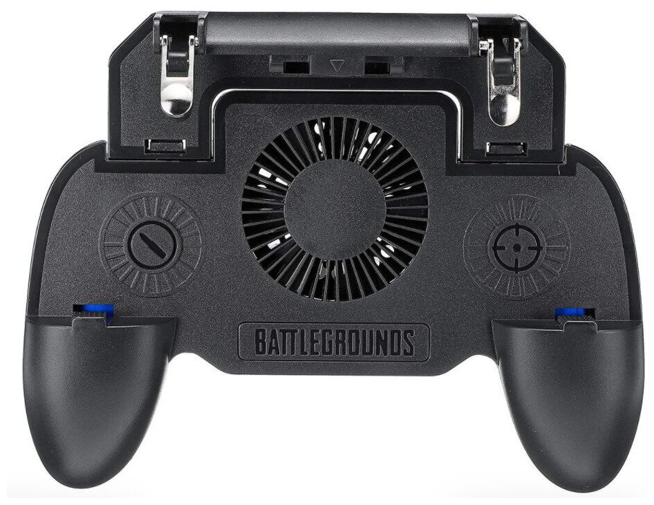 Джойстик - триггер Геймпад для телефона смартфона SR 2000 mAh с системой охлаждения с вентилятором и аккумулятором черный