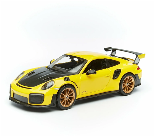 Легковой автомобиль Maisto Porsche 911 GT2 RS 31523 1:24, 20 см, желтый