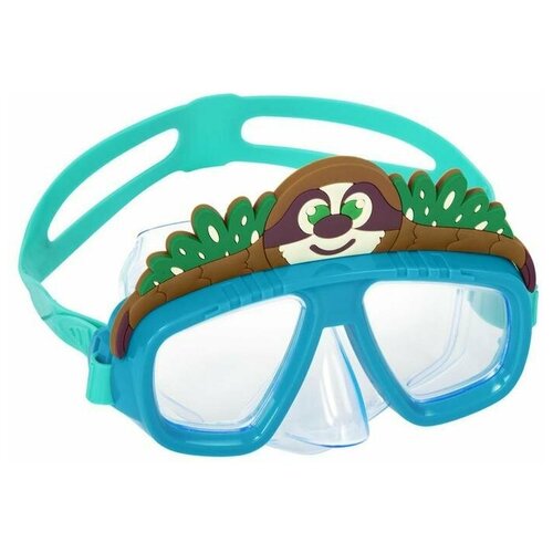 фото Bestway маска для плавания lil animal, от 3 лет, цвета микс, 22064 bestway