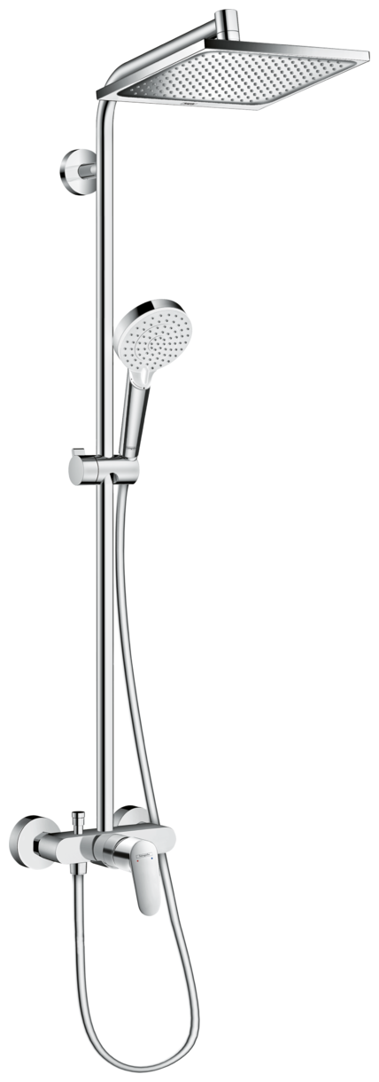фото Душевая стойка hansgrohe Crometta E 240 1jet Showerpipe 27284000,