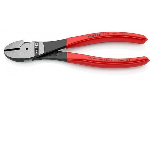 Усиленные бокорезы Knipex KN-7401180 knipex kn 7401180 красный