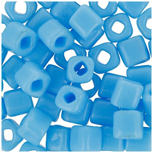 Бисер TOHO Cube, №1, 4 мм, 5 штх5 г, №0043, голубой бисер toho cube 2 4 мм 5 штх5 г 0086 темно фиолетовый