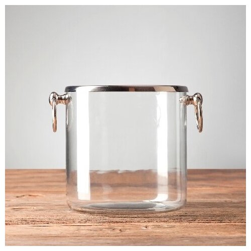 Емкость для льда Roomers Tableware chrom/clear, RO-10821/PGN