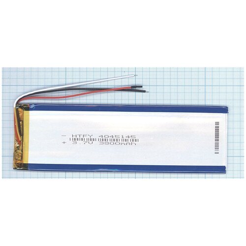 Аккумулятор Li-Pol (батарея) 4*45*145мм 3pin 3.7V/3800mAh