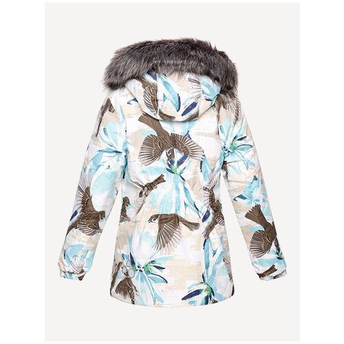 фото Куртка huppa loore 17970030 размер 140, 11206 светло-синий с принтом