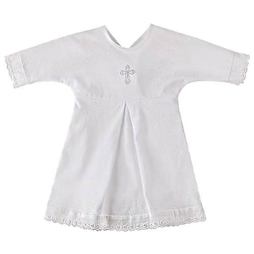 Крестильная рубашка Наша мама детская, размер 74, белый