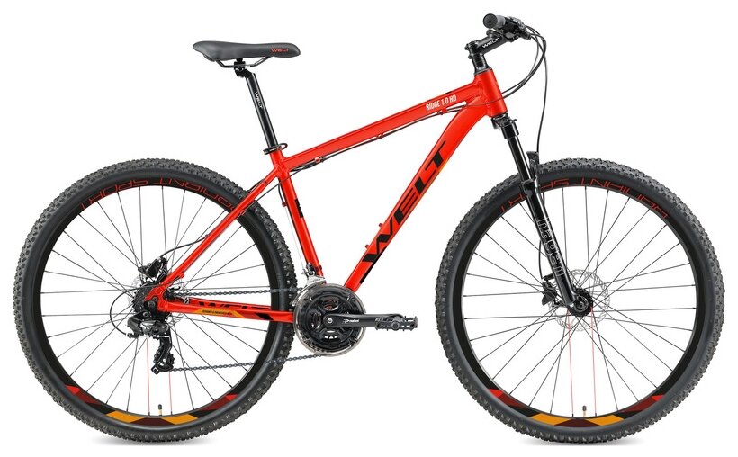 Горный (MTB) велосипед Welt Ridge 1.0 HD 29 (2022) carrot red 20" (требует финальной сборки)