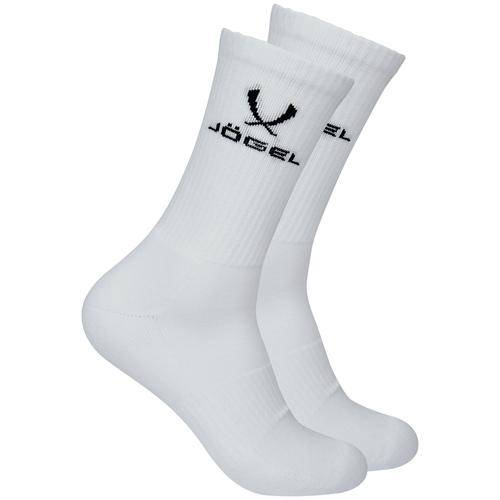 Носки высокие Jögel ESSENTIAL High Cushioned Socks JE4SO0421.00, белый, 2 пары - 32-34