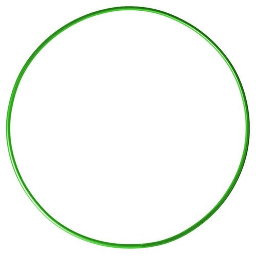 фото Обруч гимнастический, стальной, d=90 см, 900 г, цвет зелёный сима-ленд