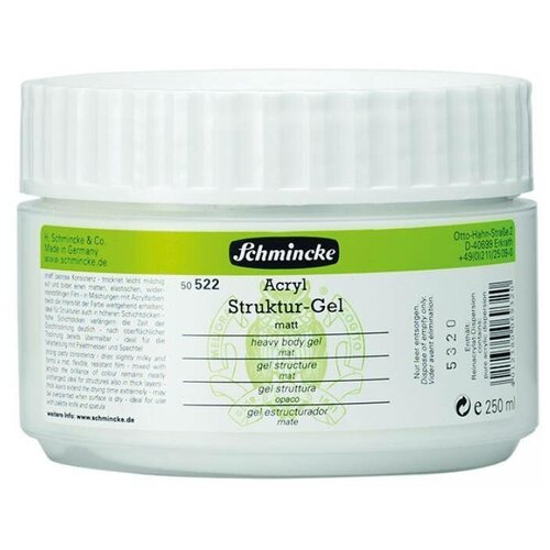 Гель-добавка плотная Schmincke № 522 250 мл, прозрачная, матовая